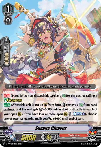 Savage Cleaver (V-PR/0313EN) [V Promo Cards] | Pegasus Games WI