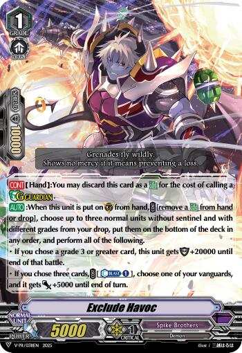 Exclude Havoc (V-PR/0311EN) [V Promo Cards] | Pegasus Games WI