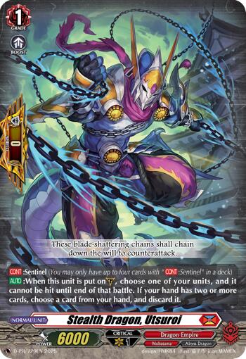 Stealth Dragon, Utsuroi (D-PR/729EN) [D Promo Cards] | Pegasus Games WI