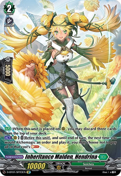 Inheritance Maiden, Hendrina (D-BT01/SP23EN) [Genesis of the Five Greats] | Pegasus Games WI