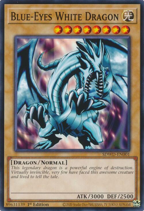 Blue-Eyes White Dragon [SDWD-EN001] Common | Pegasus Games WI