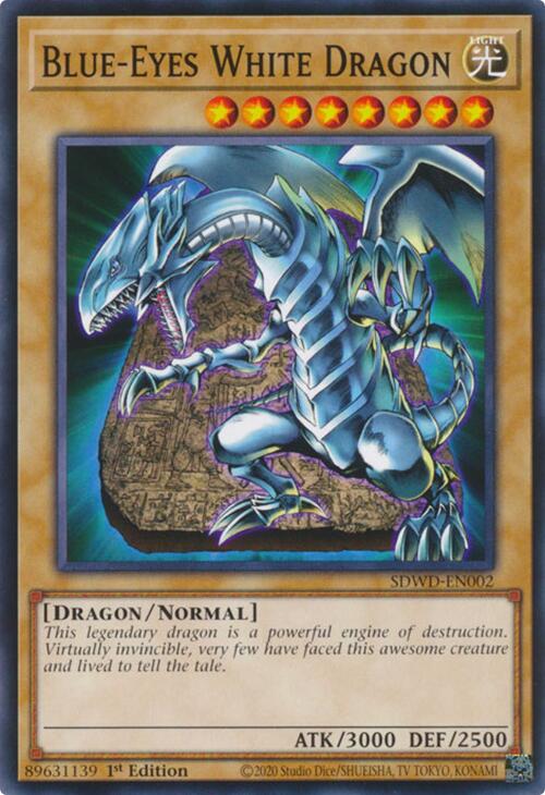 Blue-Eyes White Dragon [SDWD-EN002] Common | Pegasus Games WI
