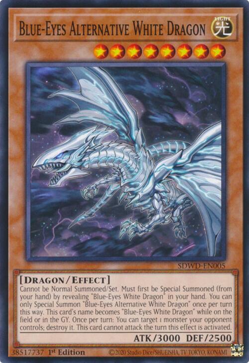Blue-Eyes Alternative White Dragon [SDWD-EN005] Common | Pegasus Games WI