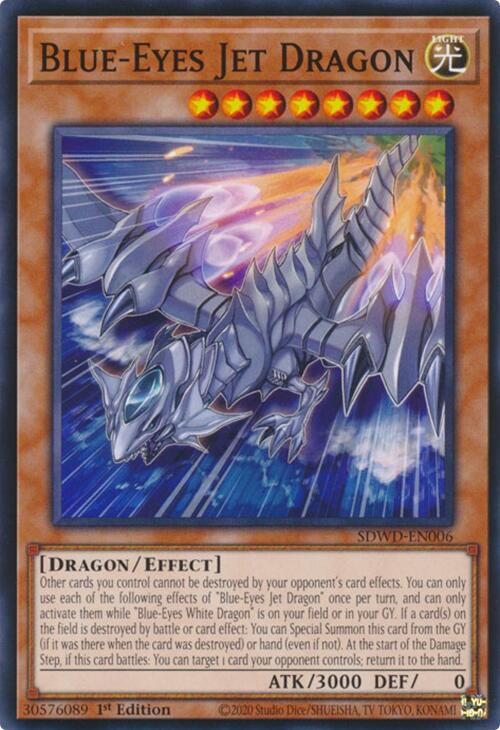Blue-Eyes Jet Dragon [SDWD-EN006] Common | Pegasus Games WI