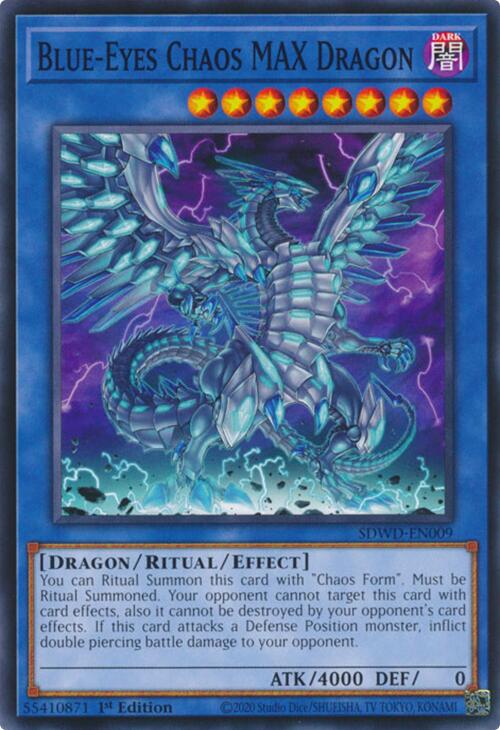 Blue-Eyes Chaos MAX Dragon [SDWD-EN009] Common | Pegasus Games WI