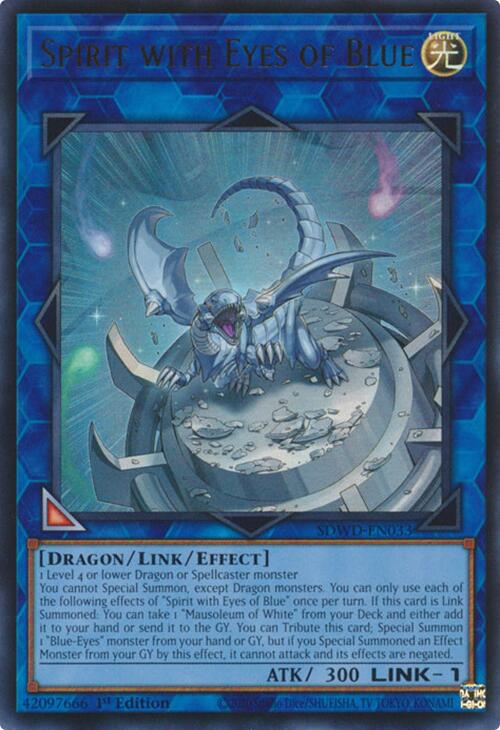 Spirit with Eyes of Blue [SDWD-EN033] Ultra Rare | Pegasus Games WI