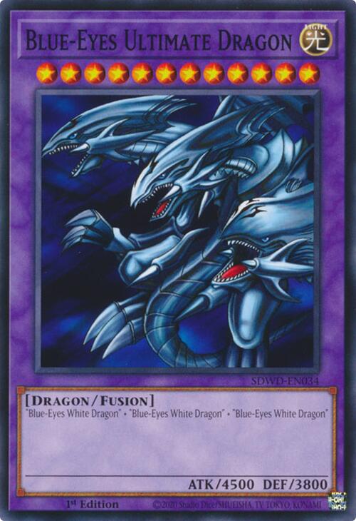 Blue-Eyes Ultimate Dragon [SDWD-EN034] Common | Pegasus Games WI