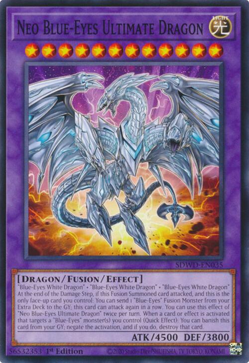 Neo Blue-Eyes Ultimate Dragon [SDWD-EN035] Common | Pegasus Games WI