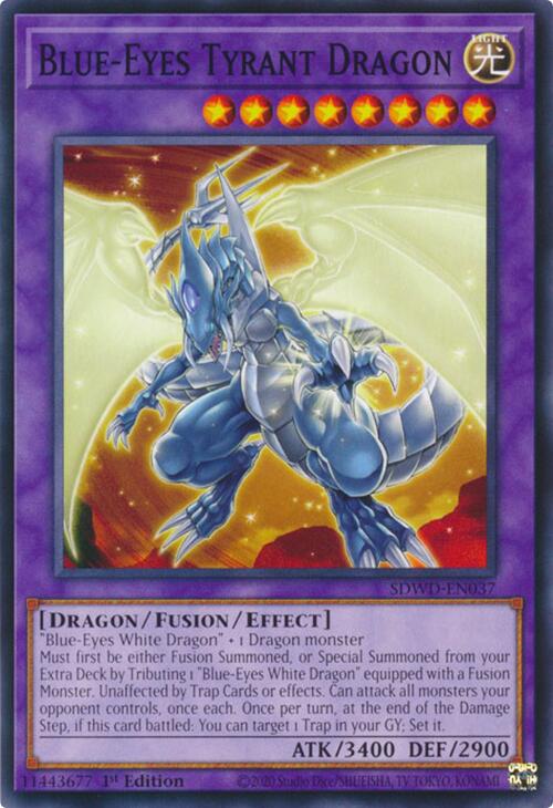 Blue-Eyes Tyrant Dragon [SDWD-EN037] Common | Pegasus Games WI