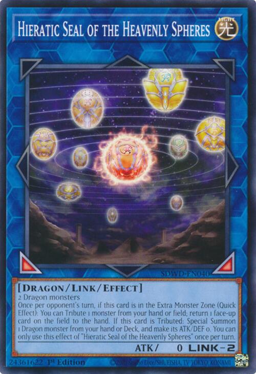 Hieratic Seal of the Heavenly Spheres [SDWD-EN040] Common | Pegasus Games WI
