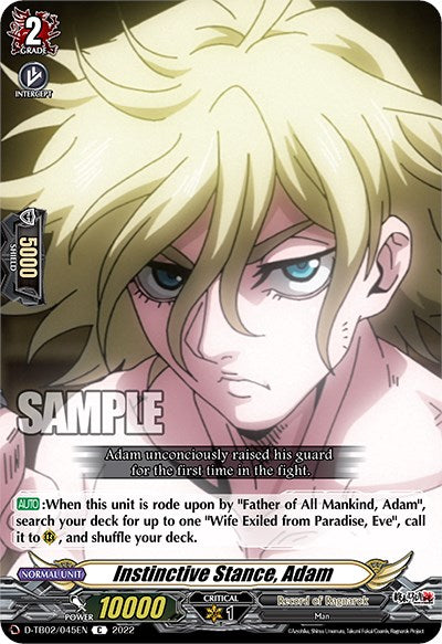 Instinctive Stance, Adam (D-TB02/045EN) [Record of Ragnarok] | Pegasus Games WI