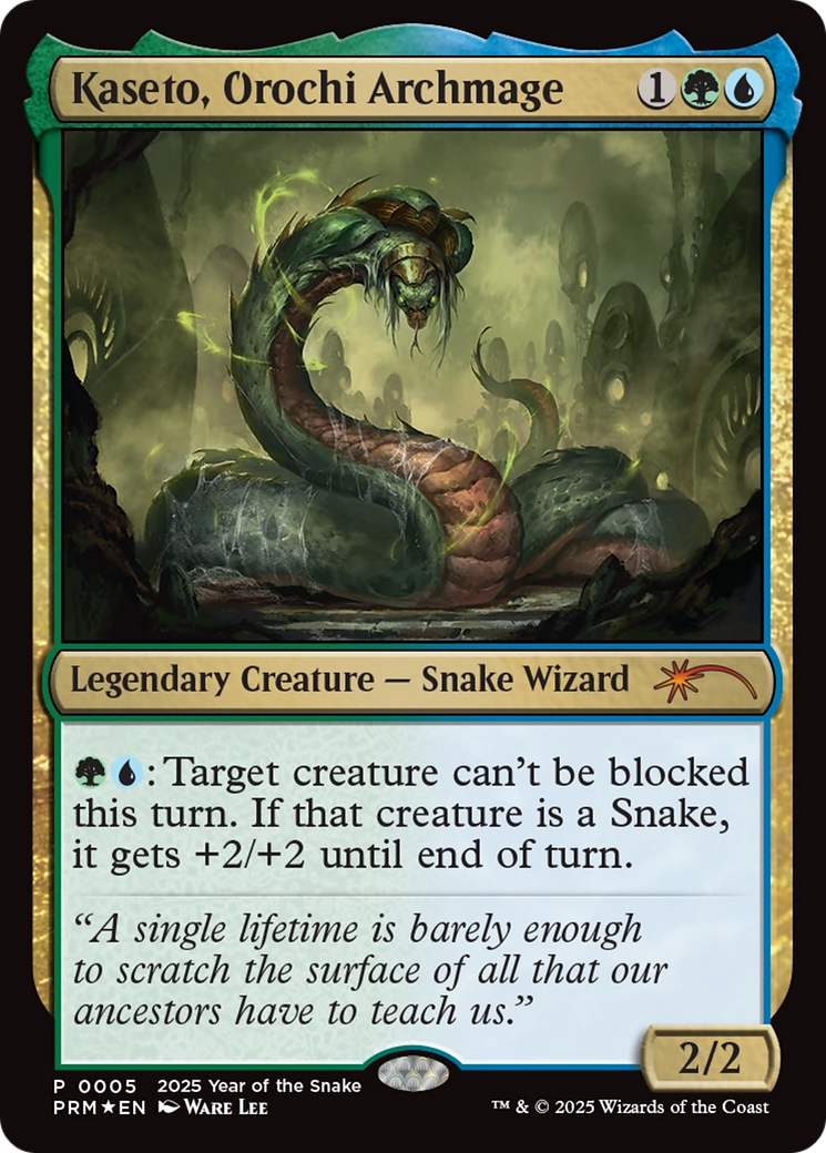 Kaseto, Orochi Archmage (Year of the Snake 2025) [Standard Showdown Promos] | Pegasus Games WI
