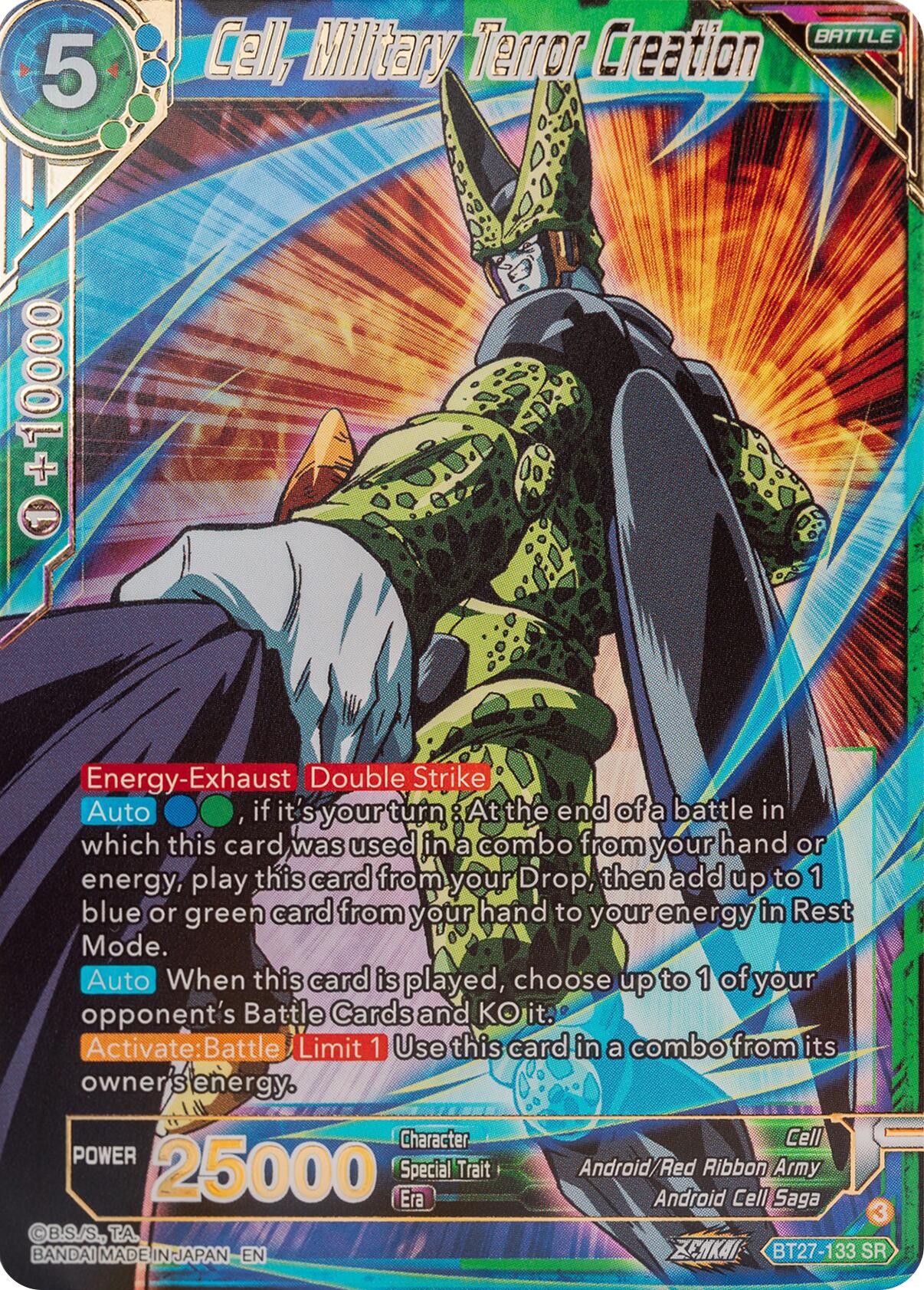 Cell, Military Terror Creation (BT27-133) [History of Z] | Pegasus Games WI