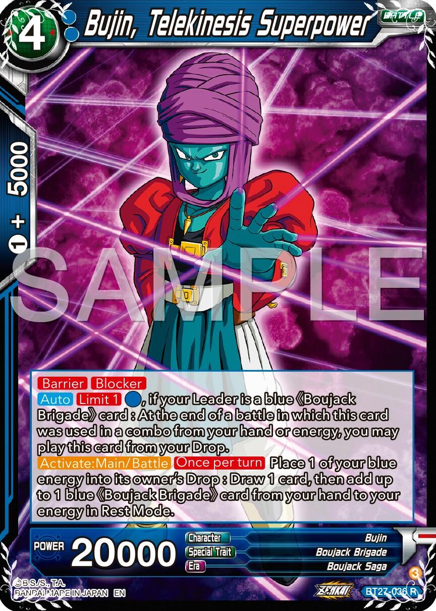 Bujin, Telekinesis Superpower (BT27-036) [History of Z] | Pegasus Games WI