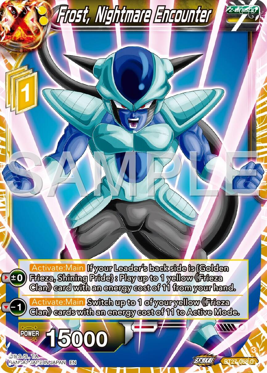 Frost, Nightmare Encounter (BT27-068) [History of Z] | Pegasus Games WI