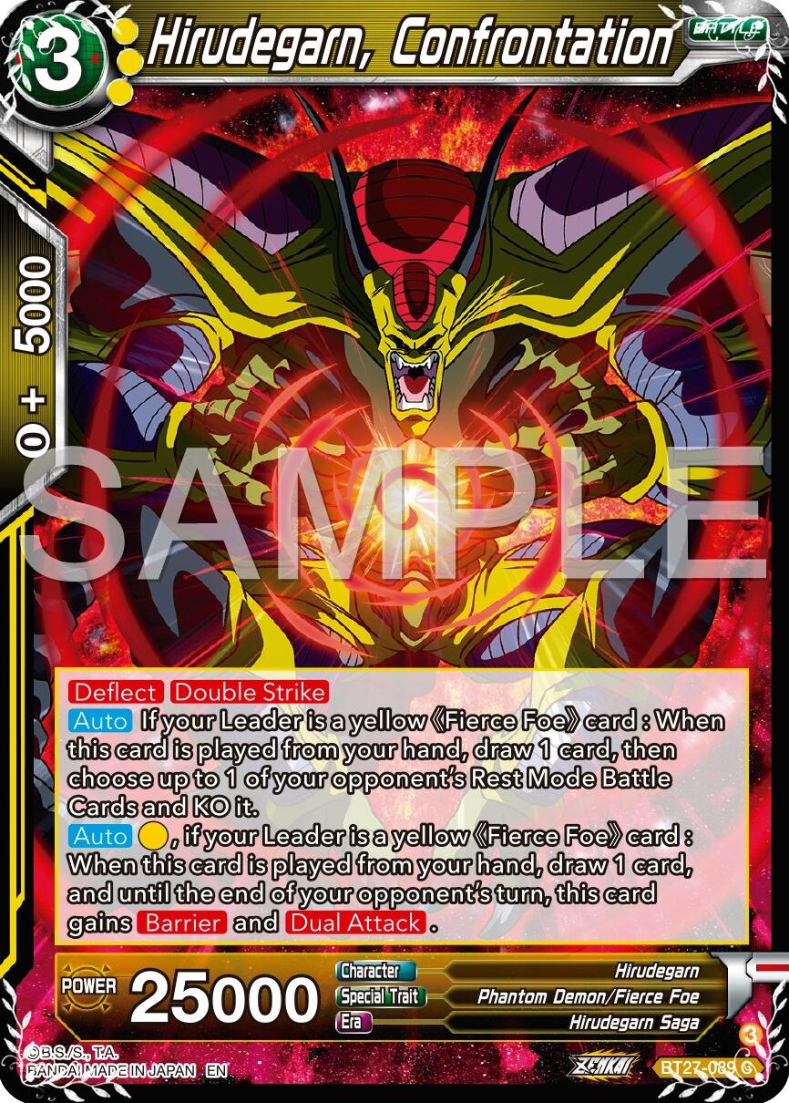 Hirudegarn, Confrontation (BT27-089) [History of Z] | Pegasus Games WI