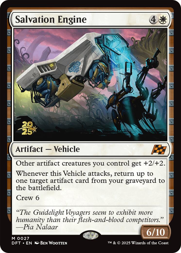 Salvation Engine [Aetherdrift Prerelease Promos] | Pegasus Games WI