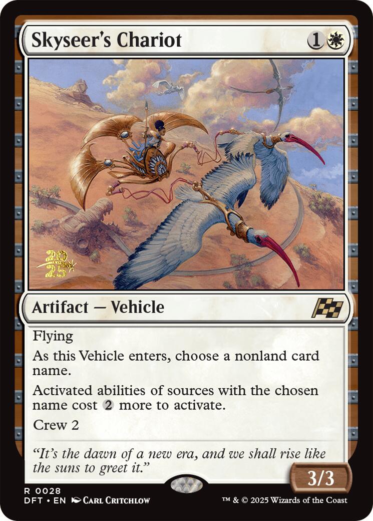 Skyseer's Chariot [Aetherdrift Prerelease Promos] | Pegasus Games WI