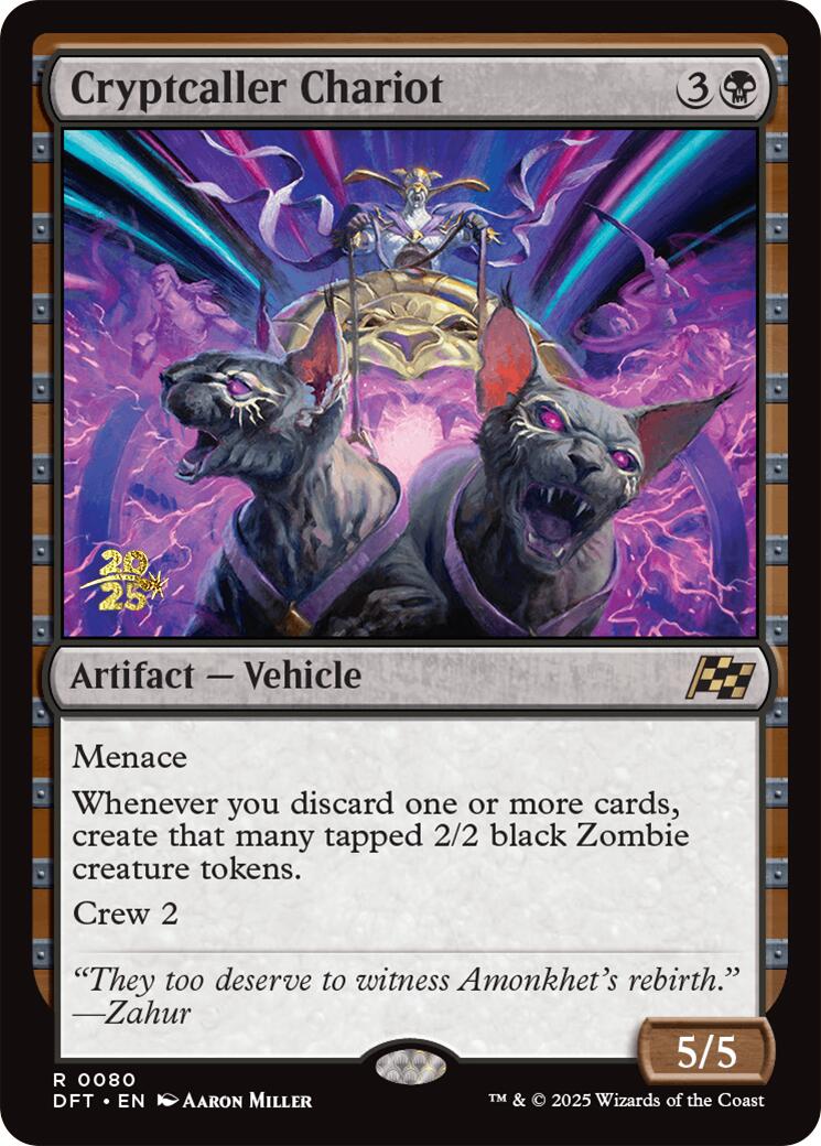 Cryptcaller Chariot [Aetherdrift Prerelease Promos] | Pegasus Games WI