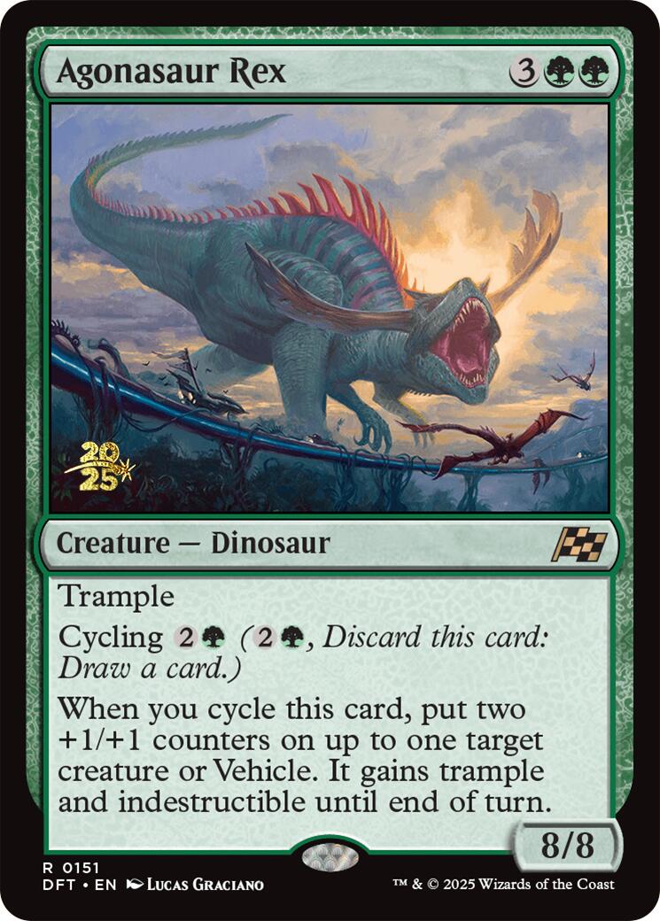 Agonasaur Rex [Aetherdrift Prerelease Promos] | Pegasus Games WI