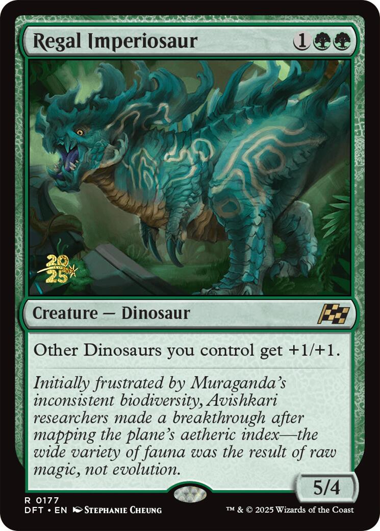 Regal Imperiosaur [Aetherdrift Prerelease Promos] | Pegasus Games WI