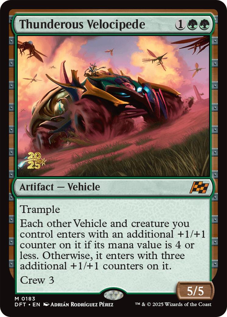 Thunderous Velocipede [Aetherdrift Prerelease Promos] | Pegasus Games WI