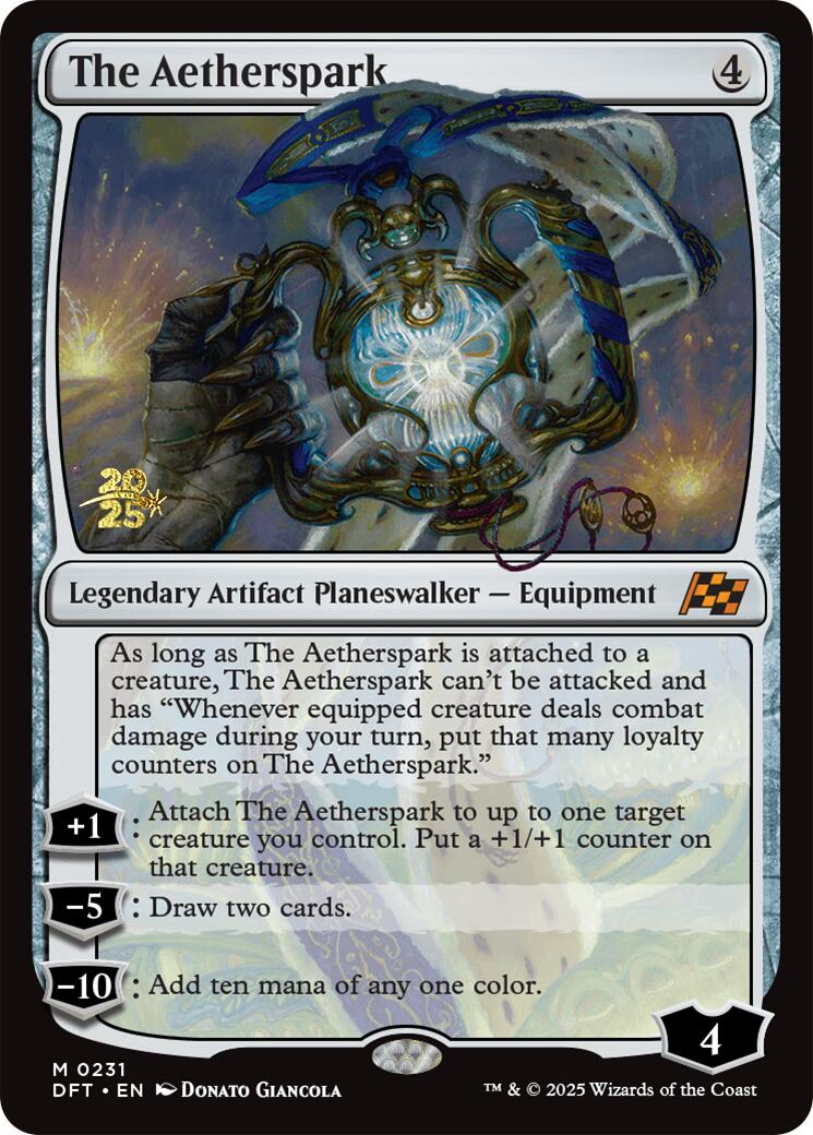 The Aetherspark [Aetherdrift Prerelease Promos] | Pegasus Games WI