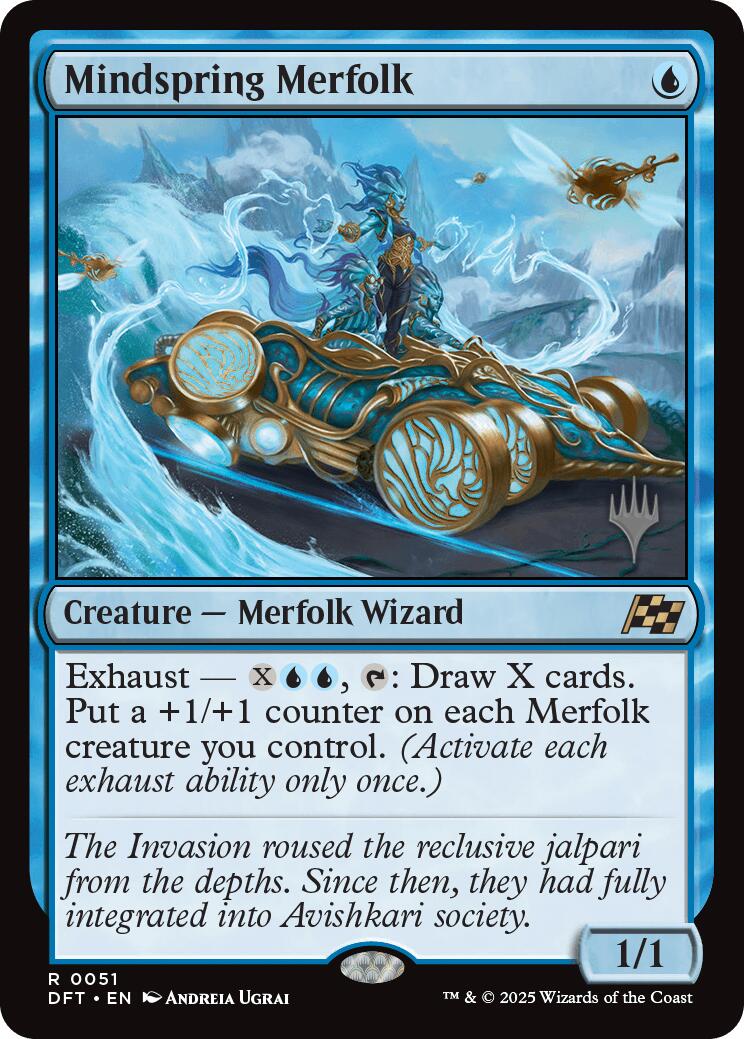 Mindspring Merfolk (Promo Pack) [Aetherdrift Promos] | Pegasus Games WI