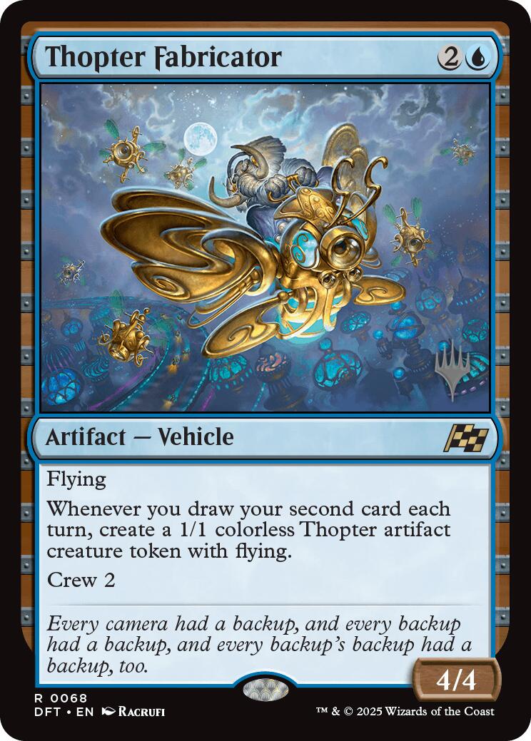 Thopter Fabricator (Promo Pack) [Aetherdrift Promos] | Pegasus Games WI