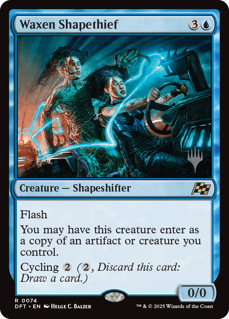 Waxen Shapethief (Promo Pack) [Aetherdrift Promos] | Pegasus Games WI
