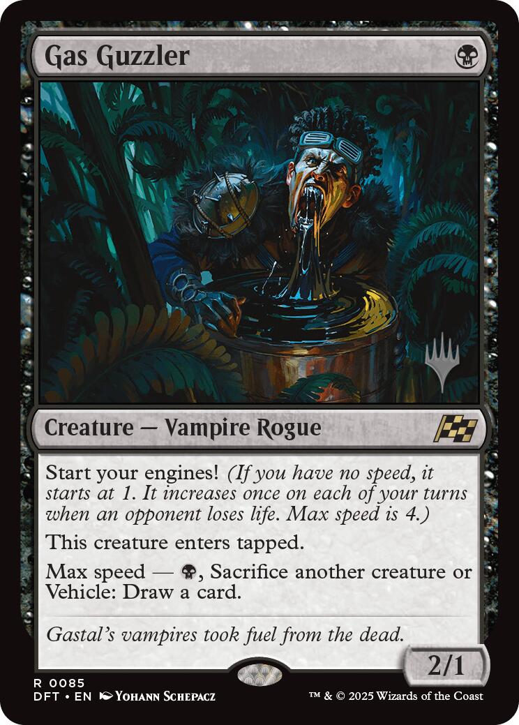 Gas Guzzler (Promo Pack) [Aetherdrift Promos] | Pegasus Games WI