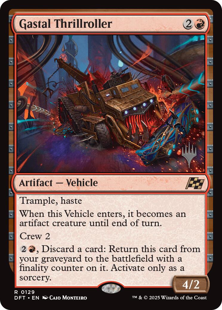 Gastal Thrillroller (Promo Pack) [Aetherdrift Promos] | Pegasus Games WI