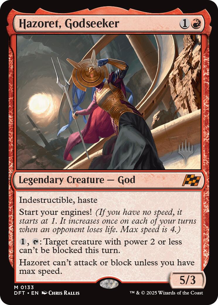 Hazoret, Godseeker (Promo Pack) [Aetherdrift Promos] | Pegasus Games WI