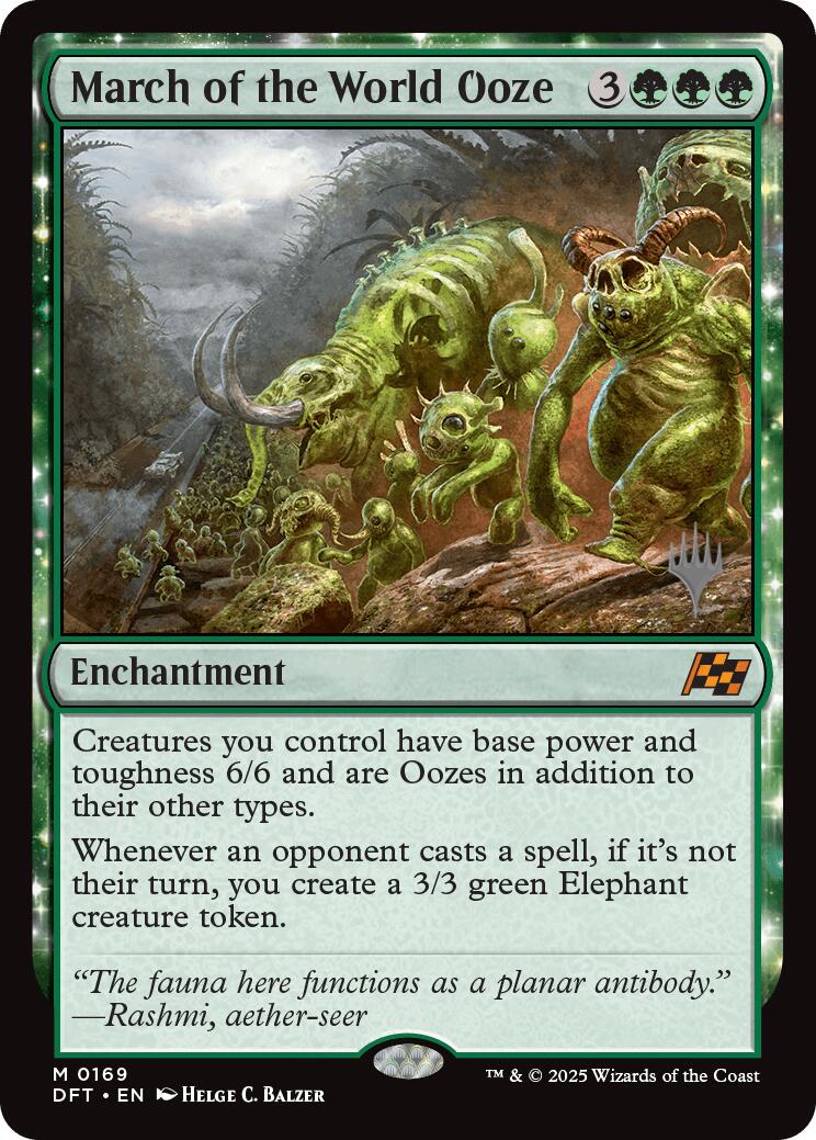 March of the World Ooze (Promo Pack) [Aetherdrift Promos] | Pegasus Games WI