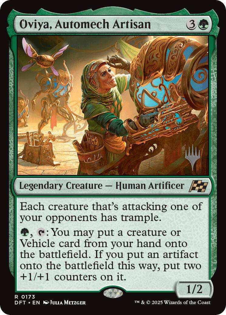 Oviya, Automech Artisan (Promo Pack) [Aetherdrift Promos] | Pegasus Games WI