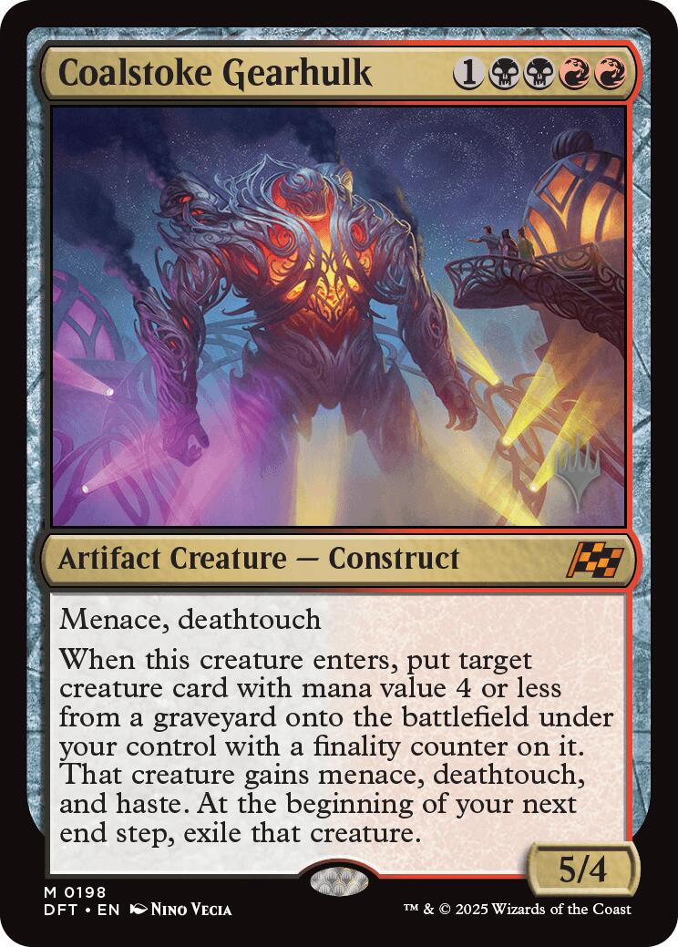 Coalstoke Gearhulk (Promo Pack) [Aetherdrift Promos] | Pegasus Games WI