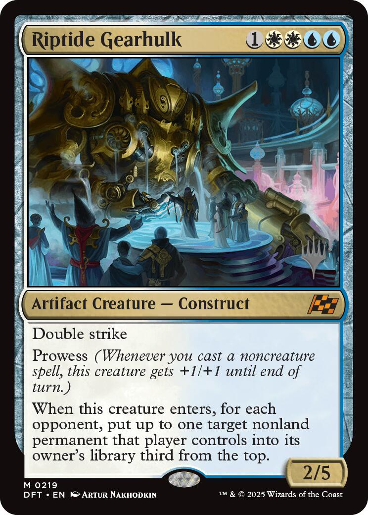 Riptide Gearhulk (Promo Pack) [Aetherdrift Promos] | Pegasus Games WI