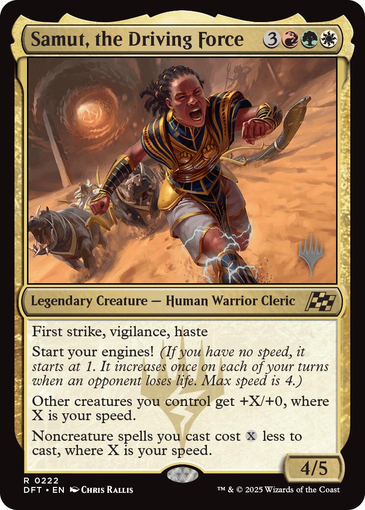 Samut, the Driving Force (Promo Pack) [Aetherdrift Promos] | Pegasus Games WI
