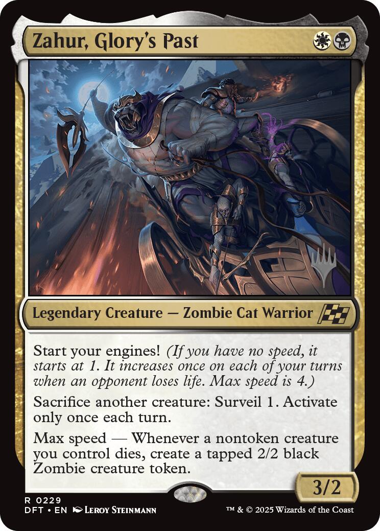 Zahur, Glory's Past (Promo Pack) [Aetherdrift Promos] | Pegasus Games WI