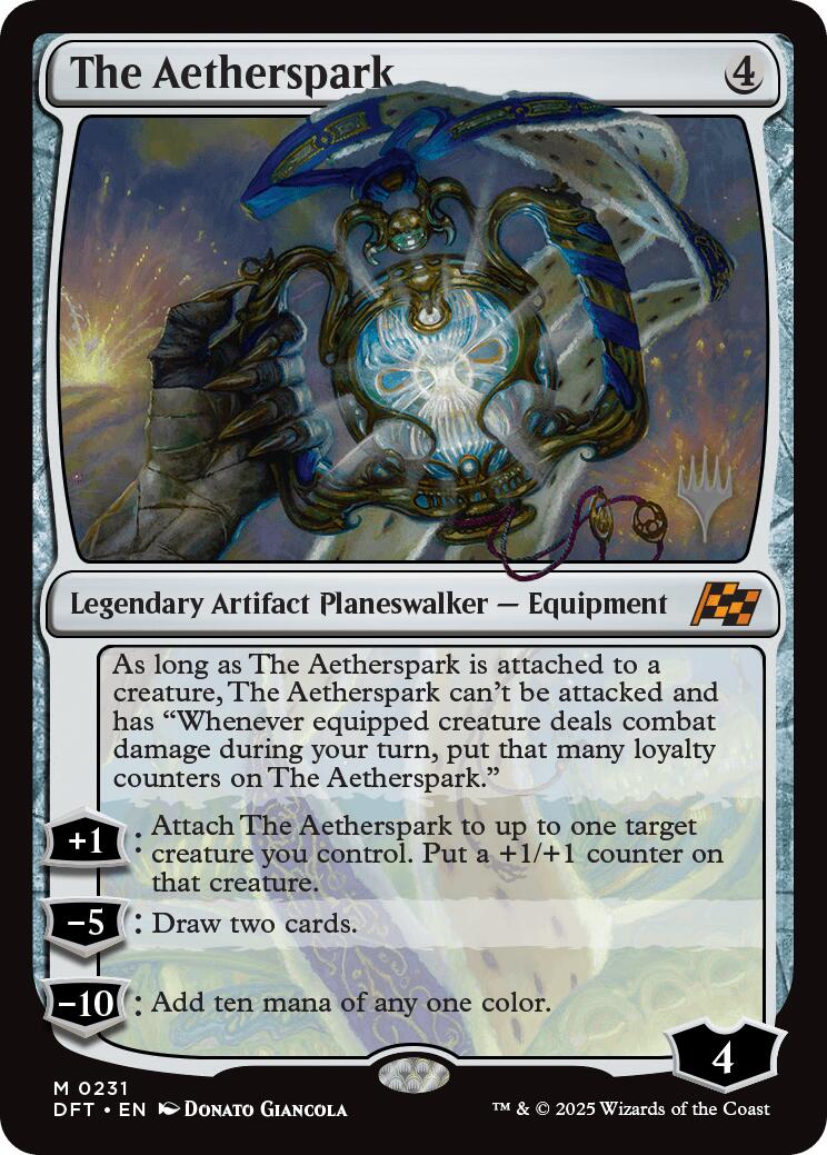 The Aetherspark (Promo Pack) [Aetherdrift Promos] | Pegasus Games WI