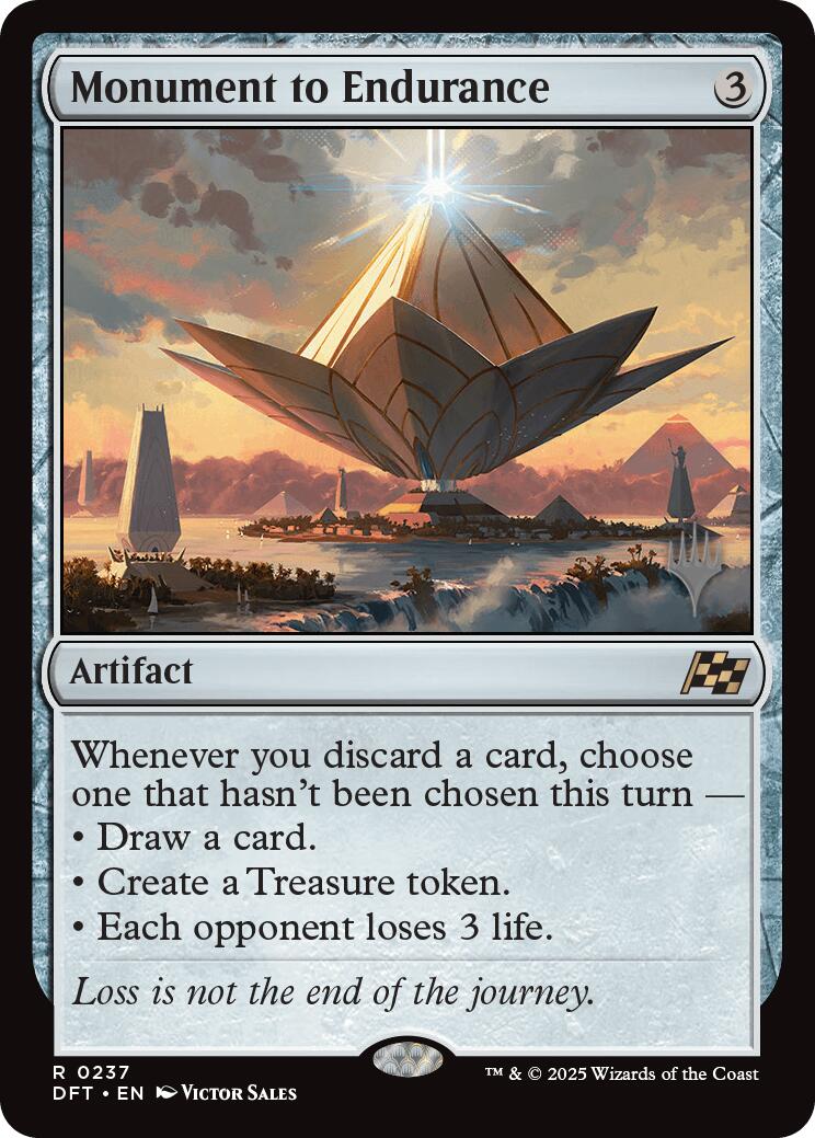 Monument to Endurance (Promo Pack) [Aetherdrift Promos] | Pegasus Games WI