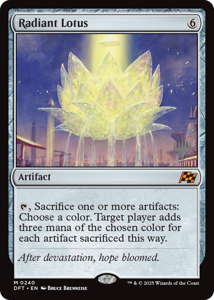 Radiant Lotus (Promo Pack) [Aetherdrift Promos] | Pegasus Games WI