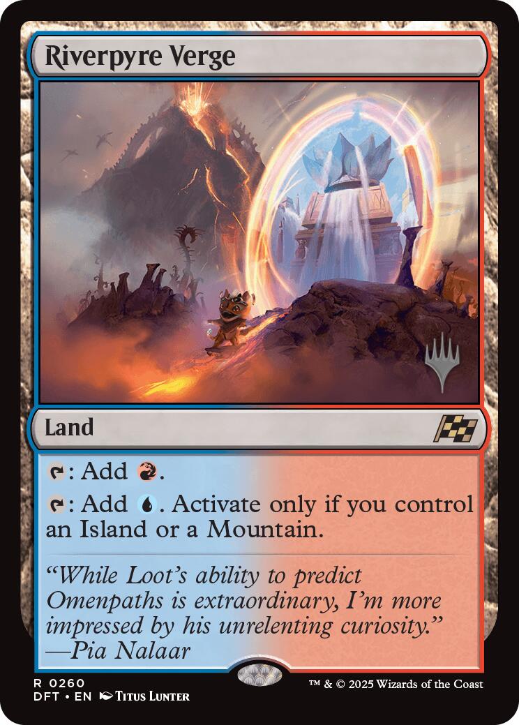 Riverpyre Verge (Promo Pack) [Aetherdrift Promos] | Pegasus Games WI
