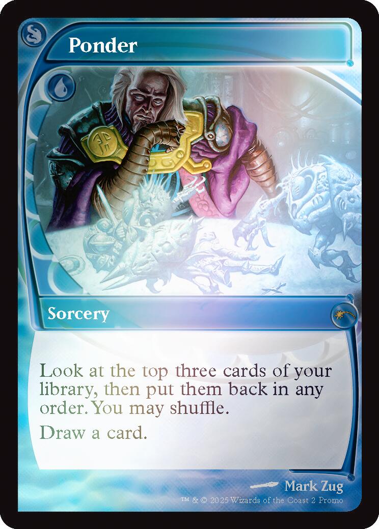 Ponder (Future Sight) [Secret Lair Drop Series] | Pegasus Games WI