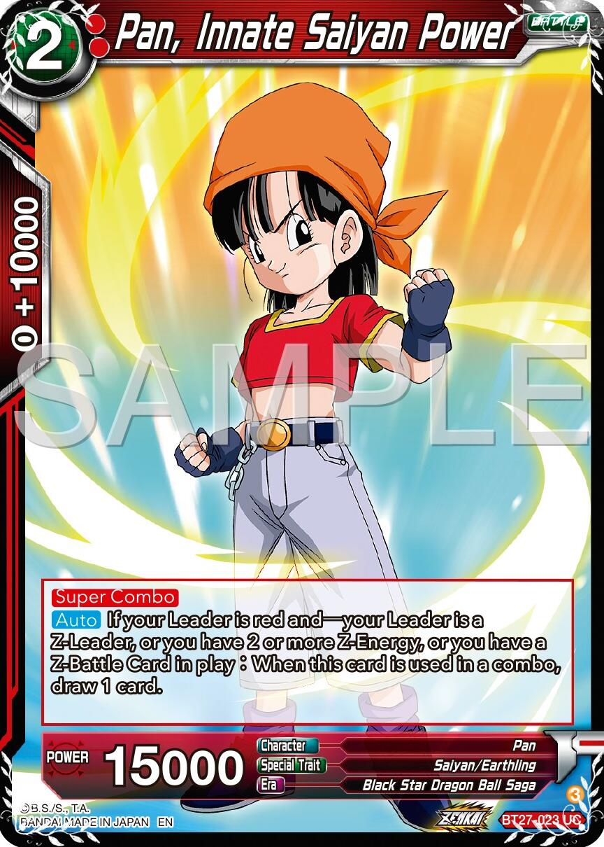 Pan, Innate Saiyan Power (BT27-023) [History of Z] | Pegasus Games WI