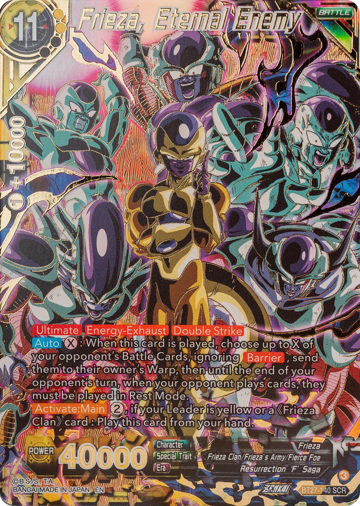 Frieza, Eternal Enemy (BT27-140) [History of Z] | Pegasus Games WI