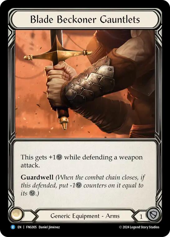 Blade Beckoner Gauntlets [FNG005] (The Hunted Fang Blitz Deck) | Pegasus Games WI