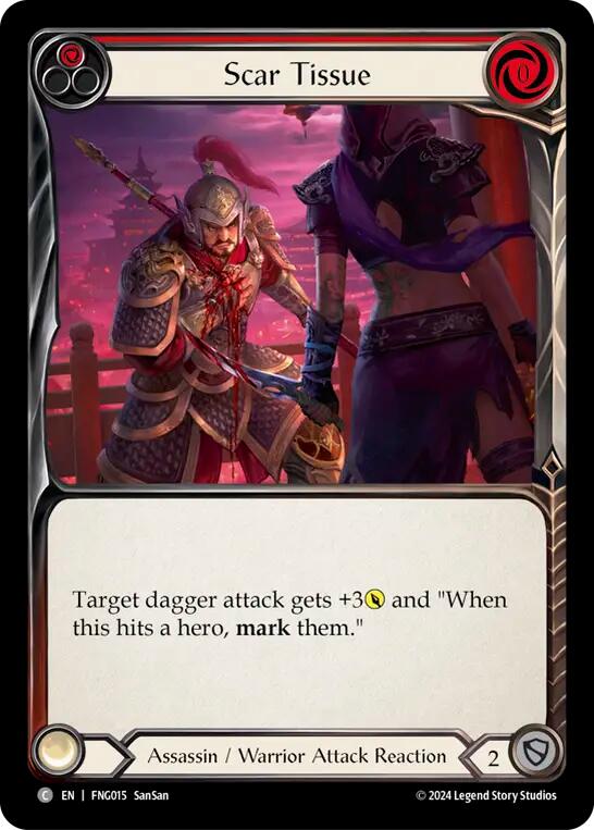 Scar Tissue (Red) [FNG015] (The Hunted Fang Blitz Deck) | Pegasus Games WI