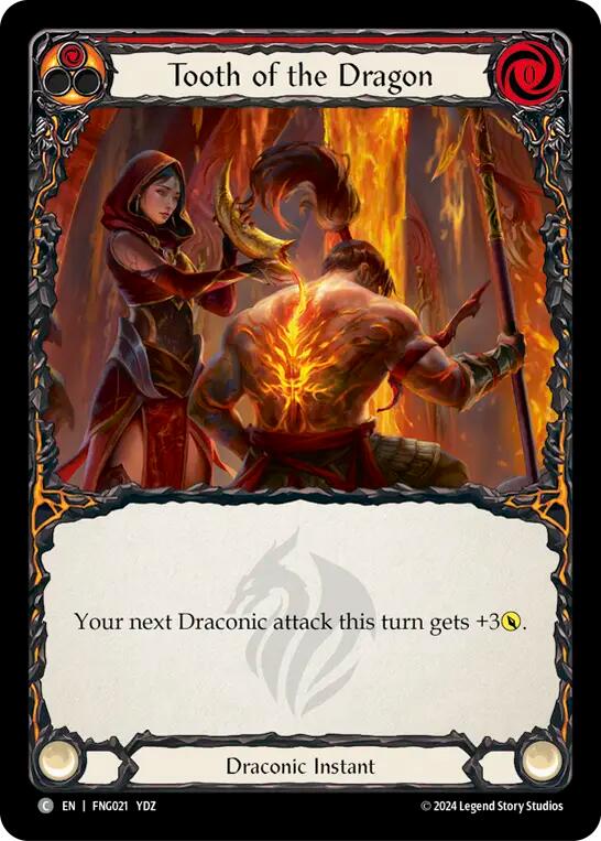 Tooth of the Dragon (Red) [FNG021] (The Hunted Fang Blitz Deck) | Pegasus Games WI