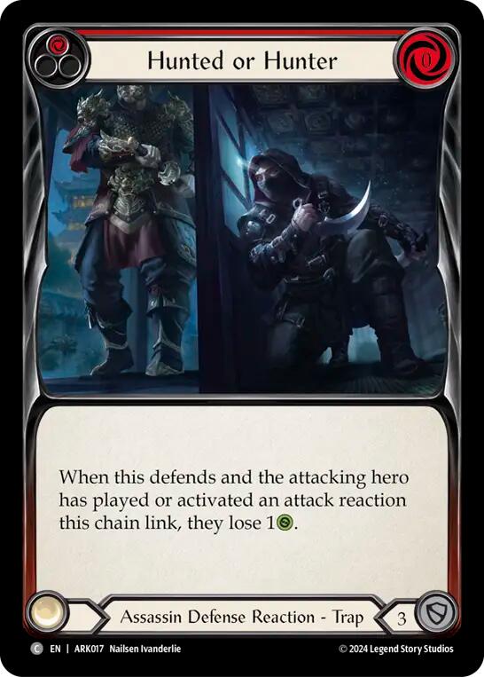 Hunted or Hunter (Red) [ARK017] (The Hunted Arakni Blitz Deck) | Pegasus Games WI